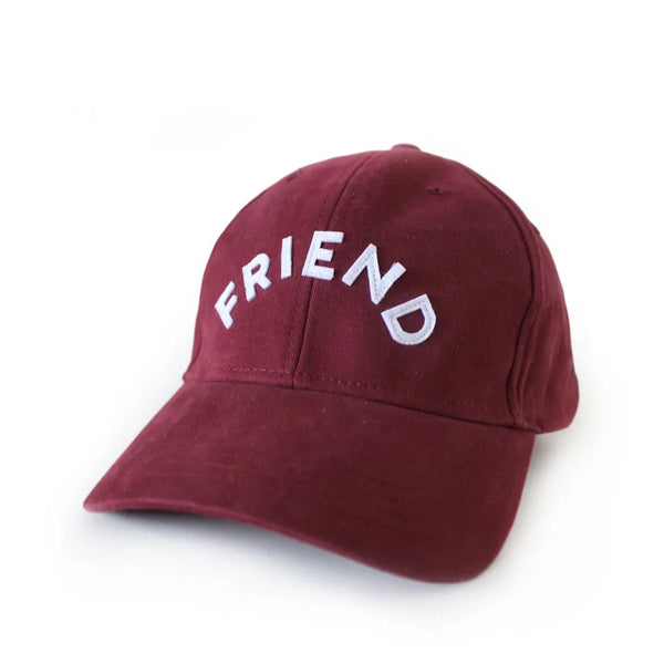 FRIEND Athletic Cap (Washed Varsity Red)