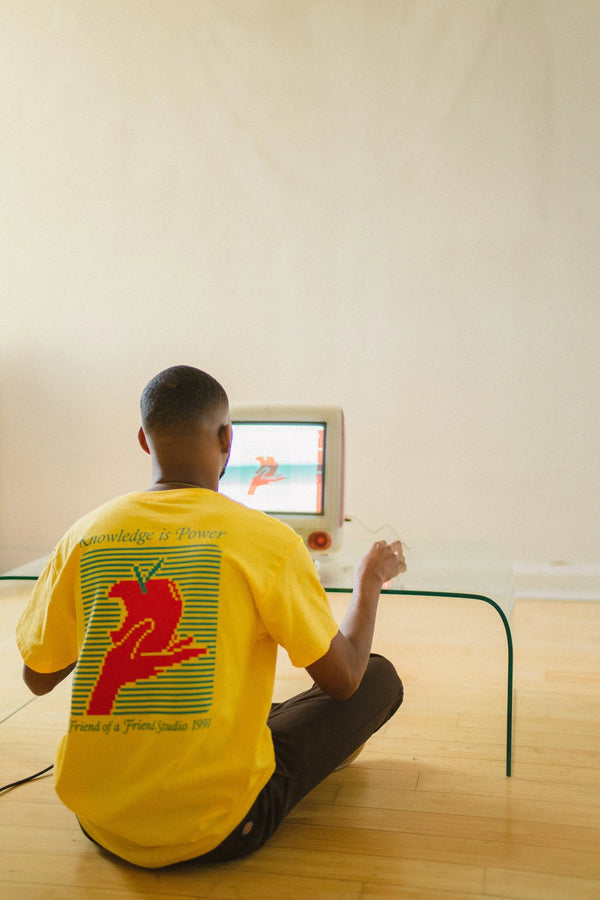 Knowledge is Power Tee (Butter)