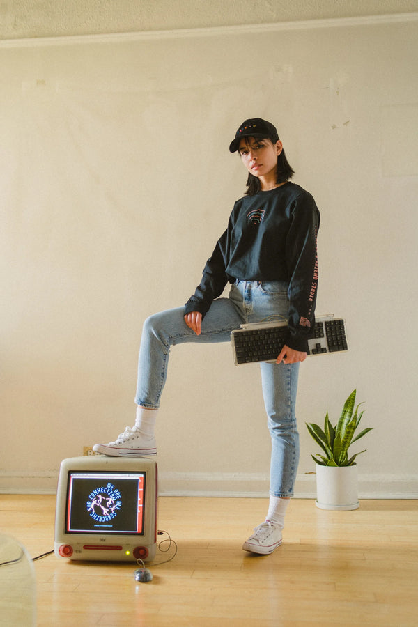 Internet Explorer Long Sleeve (Black)