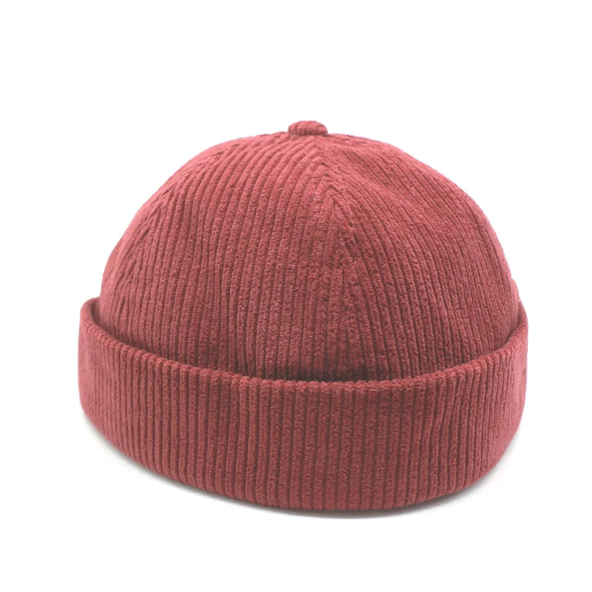 Corduroy Rolled Cap (Paprika)