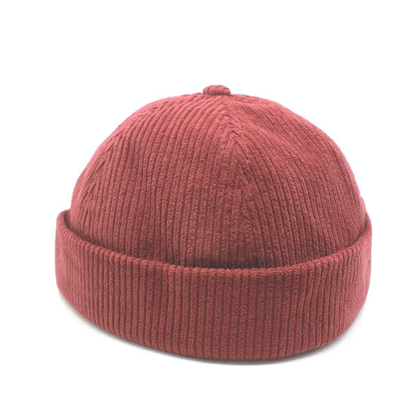 Corduroy Rolled Cap (Paprika)